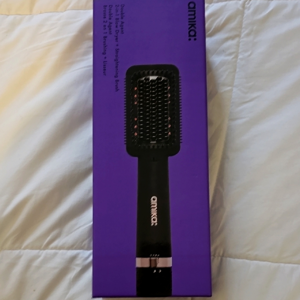 Amika Black Hair Straightening Brush